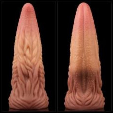Фалоімітатор LoveToy DualLoveToyLayered Silicone Tongue 10 Brown