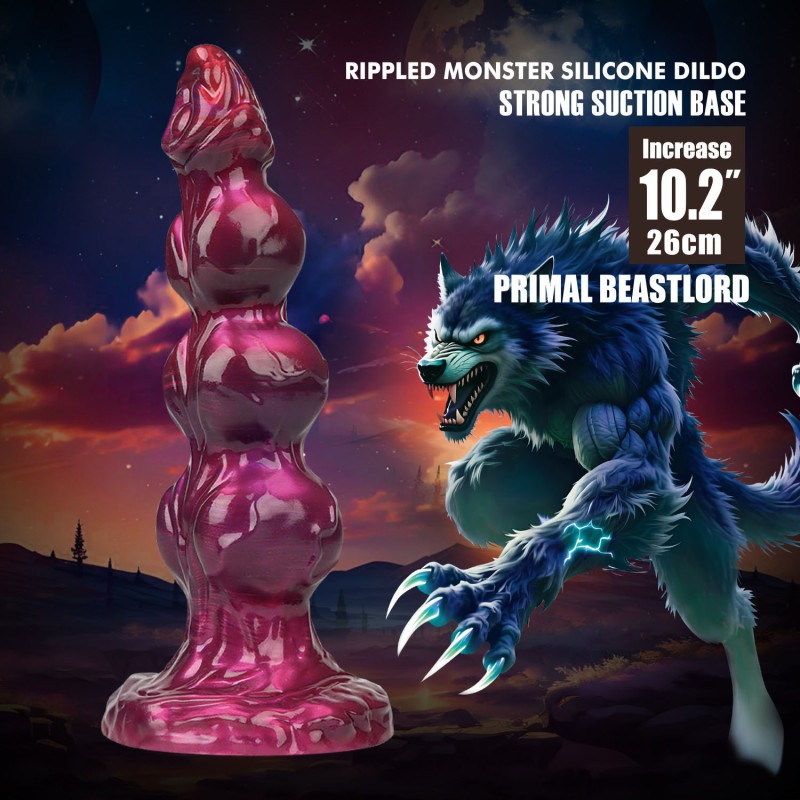 Фэнтезийный фаллоимитатор Power Monsters Primal Beastlord, 26 см