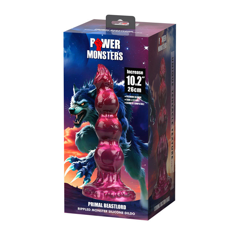 Фэнтезийный фаллоимитатор Power Monsters Primal Beastlord, 26 см