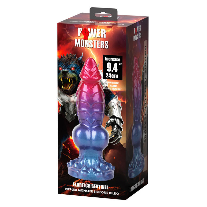 Фэнтезийный фаллоимитатор Power Monsters Eldritch Sentinel, 24 см