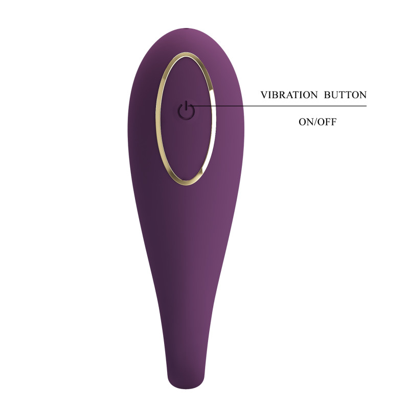Вібратор Pretty Love August Stimulator Plum (App)