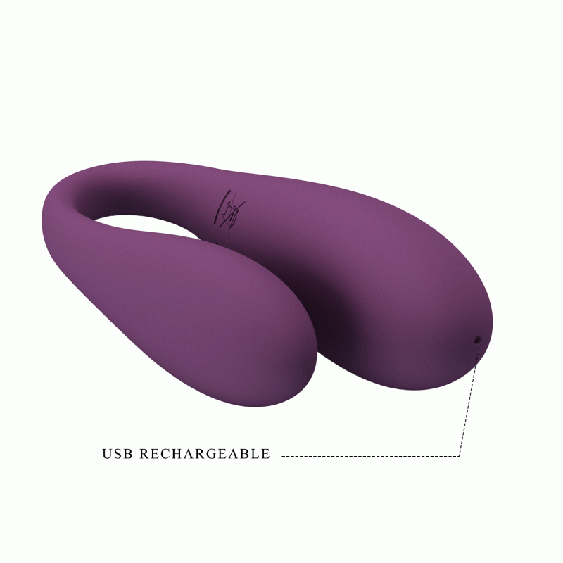 Вібратор Pretty Love August Stimulator Plum (App)