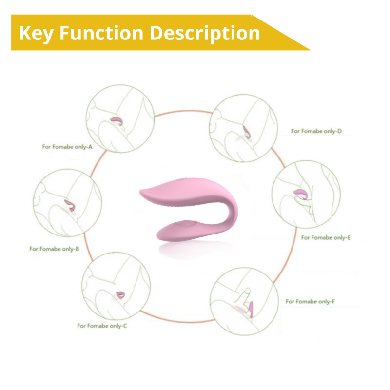 Вибратор Erospace Sweet Play C-Type Vibrator App Control A7