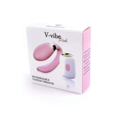 Вибратор для пар B - Series Smart V-Vibe USB, 7 Function, Remote Control Pink
