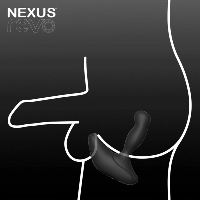 Смарт-массажер простаты Nexus Revo Stealth with APP, вибрация+ротация, пульт ДУ, до 10 часов работы