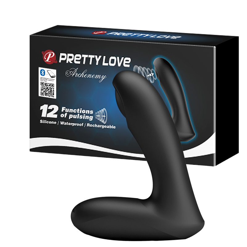 Масажер простати Pretty Love Archenemy Pulsator Black (App)