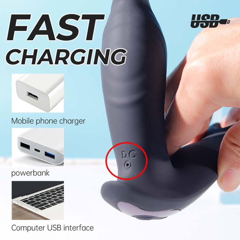Масажер простати B - Series Cute Remote Control Prostate Massager That Wiggles