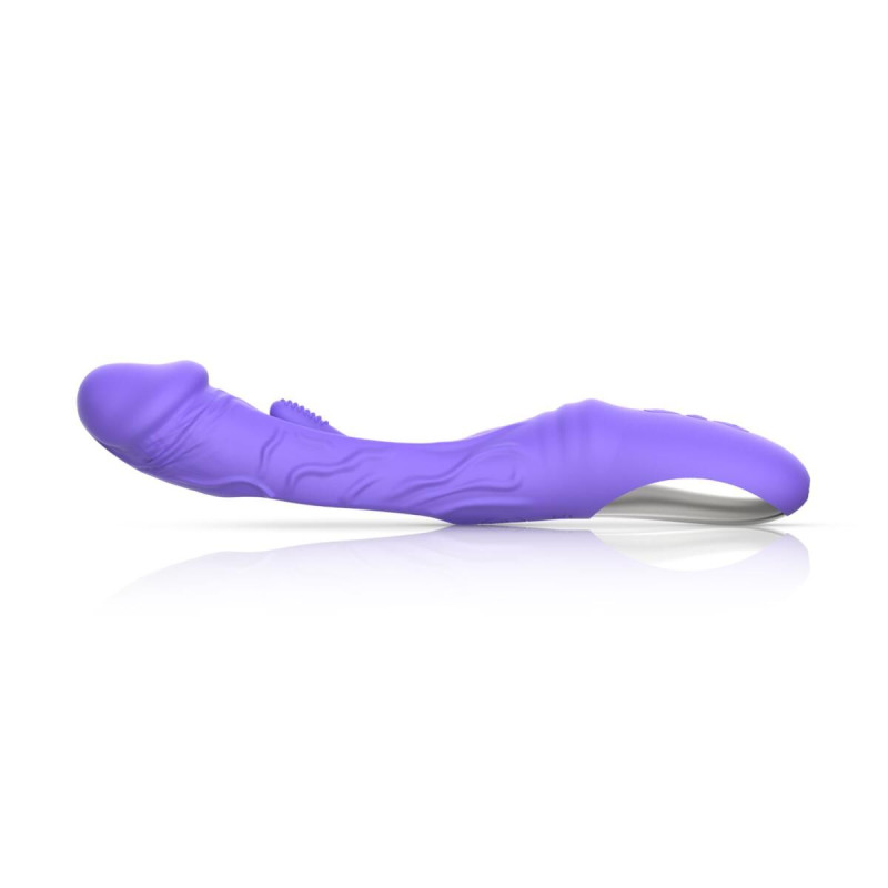 Вібратор Good Vibes Only - Flax Vibrating Dildo with G-Spot Stimulator