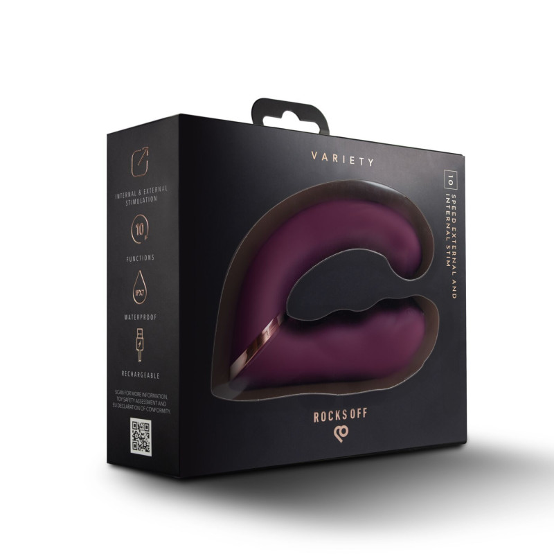 Вибратор Rocks Off Variety Burgundy