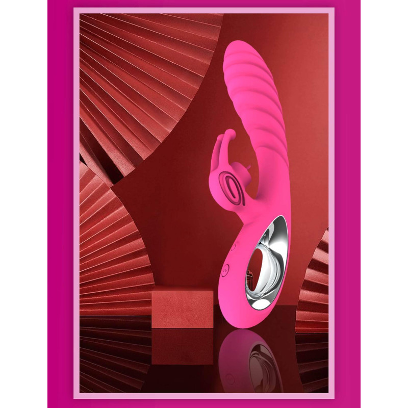 Вібратор B - Series Lyla Vicky USB Pink