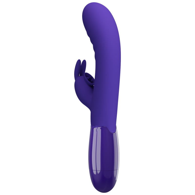 Вибратор Pretty Love Cerberus Licking Vibrator Blue
