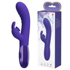 Вибратор Pretty Love Cerberus Licking Vibrator Blue
