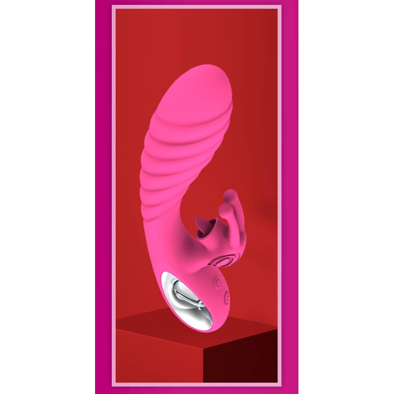 Вібратор B - Series Lyla Vicky USB Pink