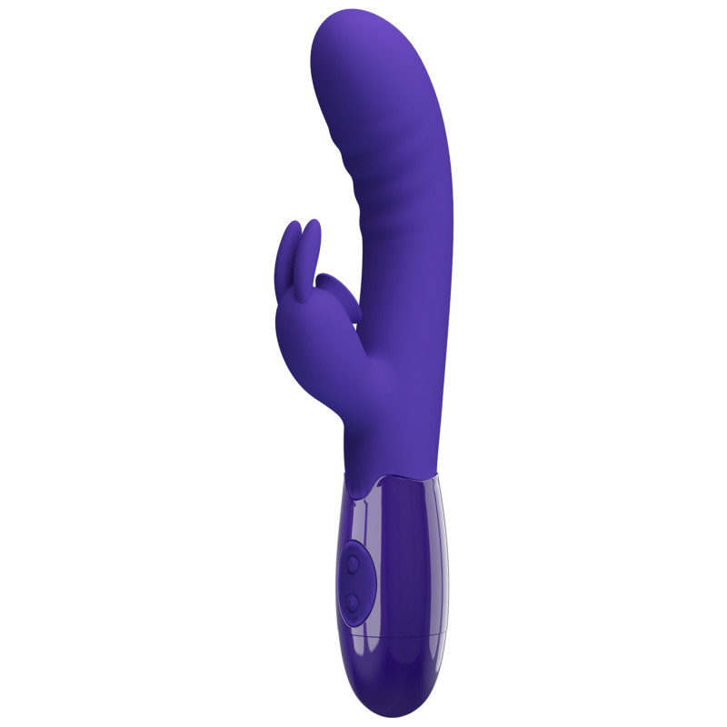 Вибратор Pretty Love Cerberus Licking Vibrator Blue
