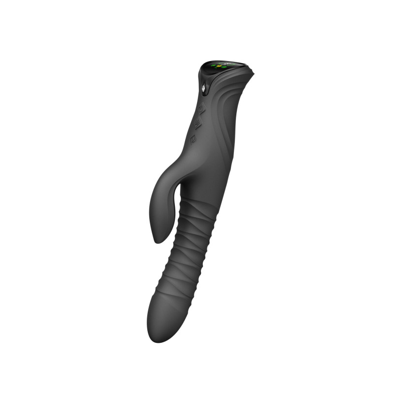 Пульсатор-кролик с вибрацией Zalo Mose 2 Obsidian Black