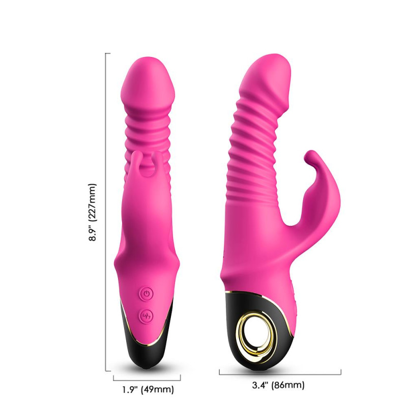 Вібратор B - Series Joy Thrusting Vibrator Zing Pink