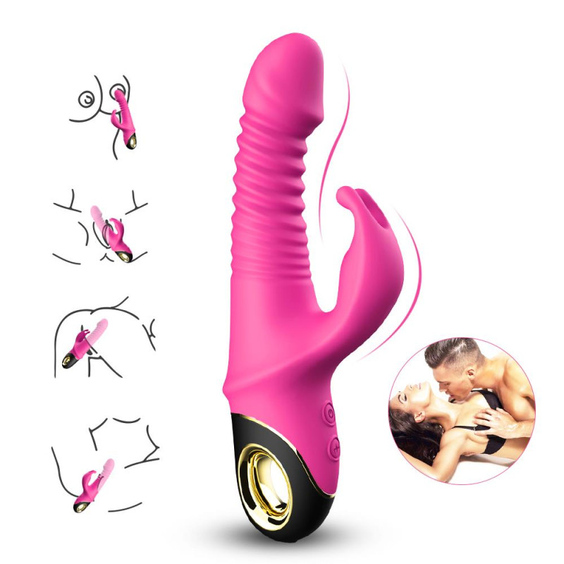 Вібратор B - Series Joy Thrusting Vibrator Zing Pink