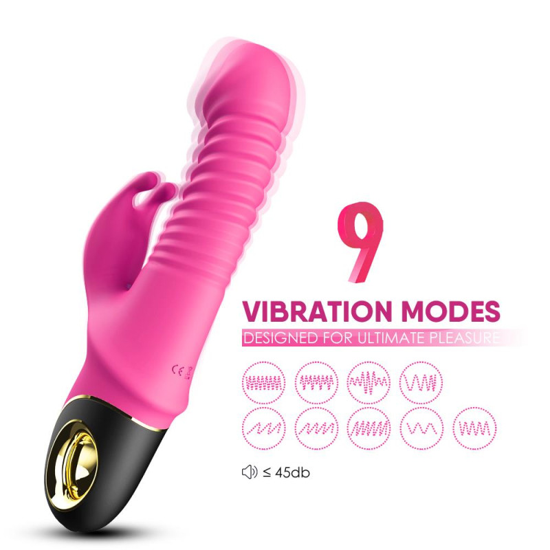 Вібратор B - Series Joy Thrusting Vibrator Zing Pink