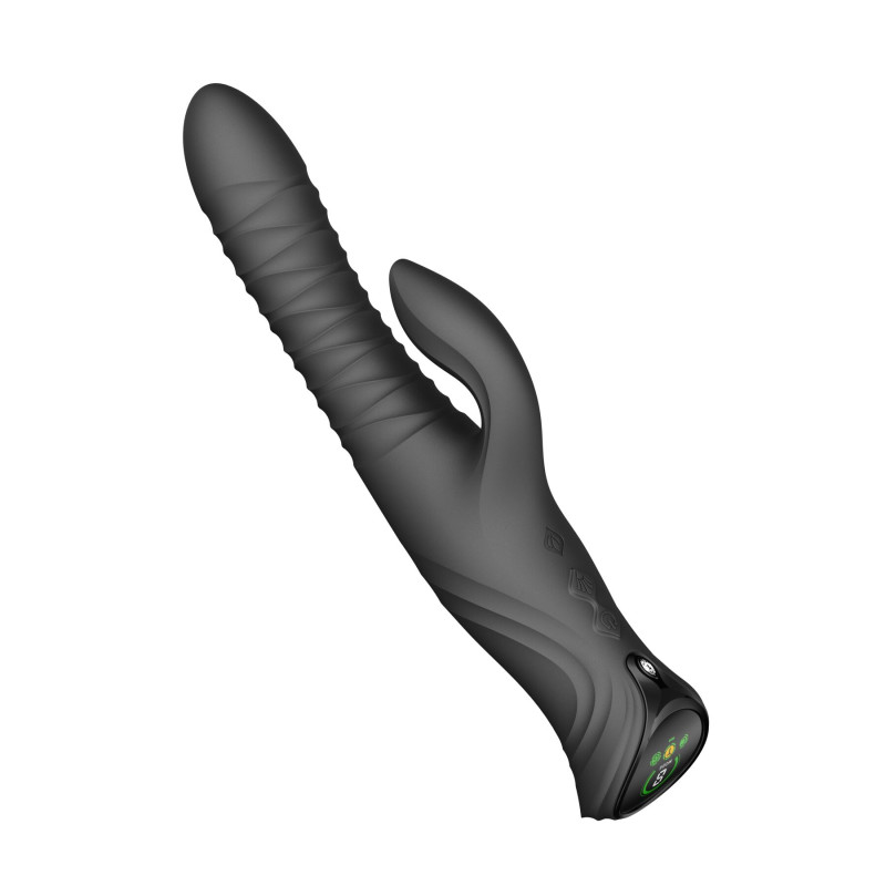 Пульсатор-кролик с вибрацией Zalo Mose 2 Obsidian Black