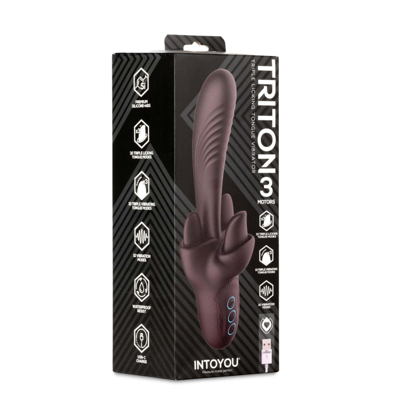 Вибратор B - Series Cute Triton Triple Licking Tongue Vibrator