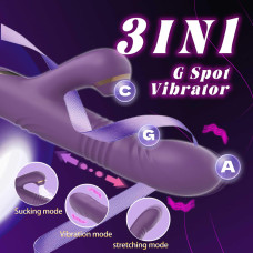 Вибратор B - Series Cute Luna Suction Thrusting G-Spot Massager