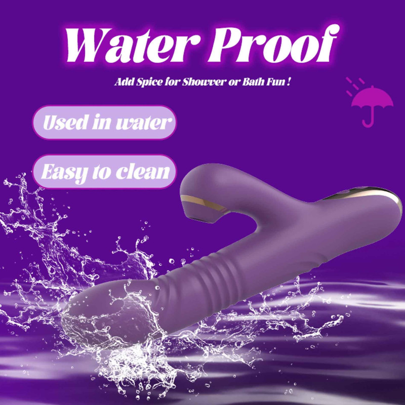 Вибратор B - Series Cute Luna Suction Thrusting G-Spot Massager