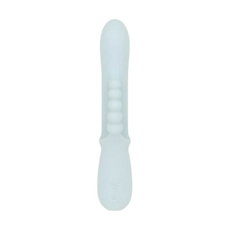 Вібратор-кролик Good Vibes Only - SAGE Triple Stimulation Vibe Soft Silicone - Blue