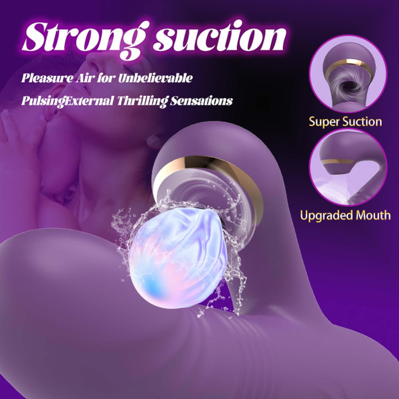 Вибратор B - Series Cute Luna Suction Thrusting G-Spot Massager