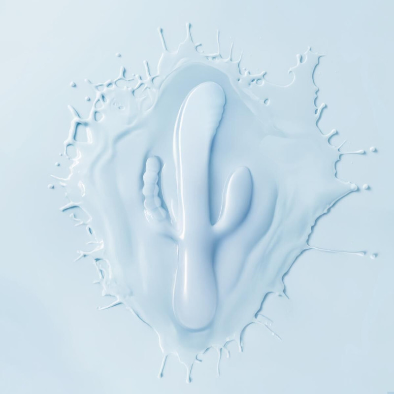 Вібратор-кролик Good Vibes Only - SAGE Triple Stimulation Vibe Soft Silicone - Blue