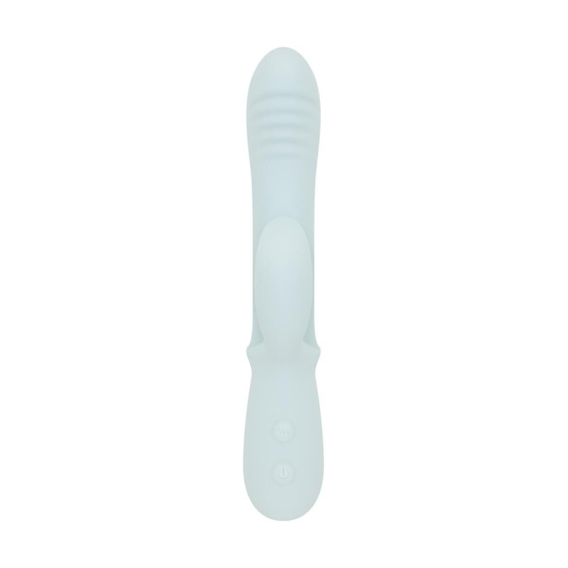 Вібратор-кролик Good Vibes Only - SAGE Triple Stimulation Vibe Soft Silicone - Blue