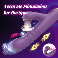 Вибратор B - Series Cute Luna Suction Thrusting G-Spot Massager