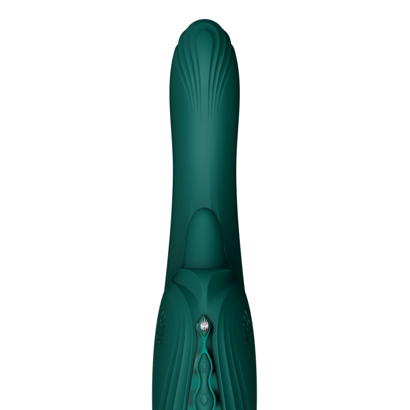 Вибратор-кролик Zalo Ares Turquoise Green