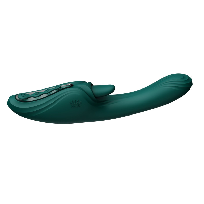 Вибратор-кролик Zalo Ares Turquoise Green