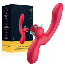 Вибратор Erospace Sweet Play G-Spot & Critoral Flappinng Vibrator A16