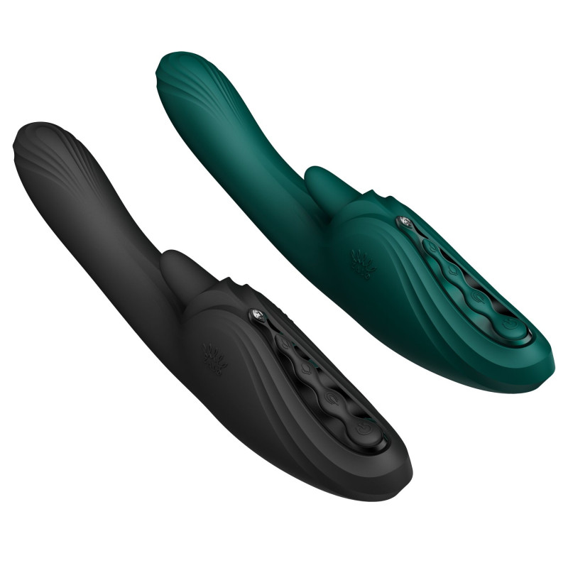 Вибратор-кролик Zalo Ares Turquoise Green