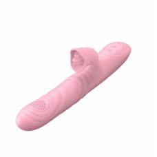 Вибратор B - Series Lyla Angelia, USB 3 Functions Of Thrusting, 20 Vibrations Flesh