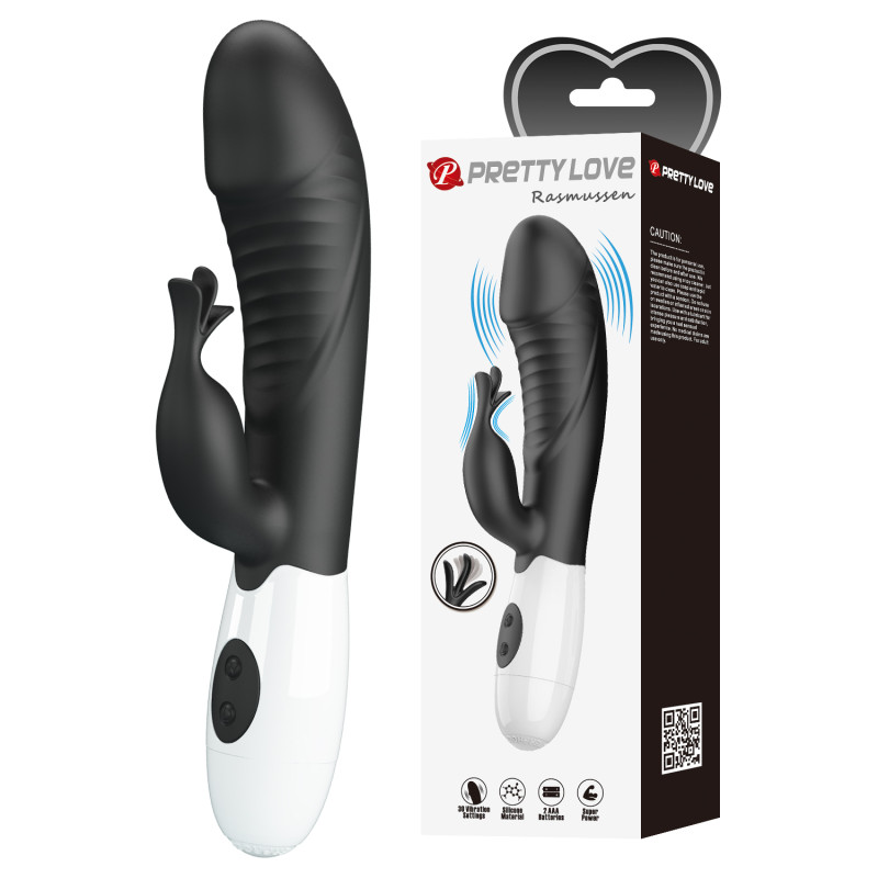 Вібратор Pretty Love Rasmussen Dual Vibrator Black
