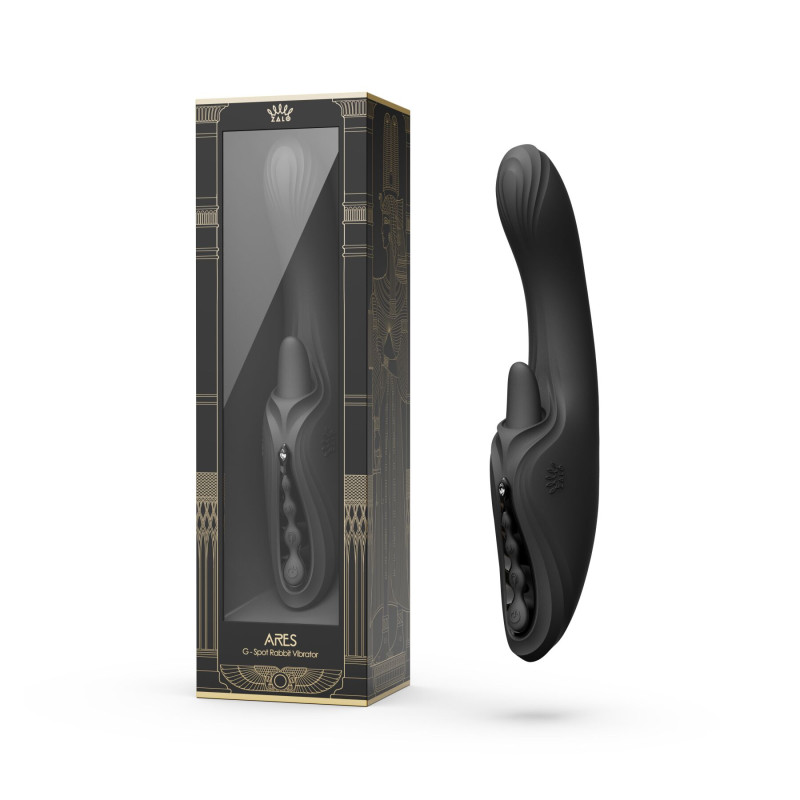 Вибратор-кролик Zalo Ares Obsidian Black
