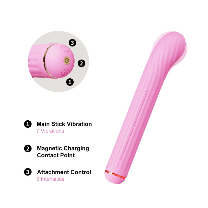 Вибратор Otouch Magic Stick S1 Plus - Pink