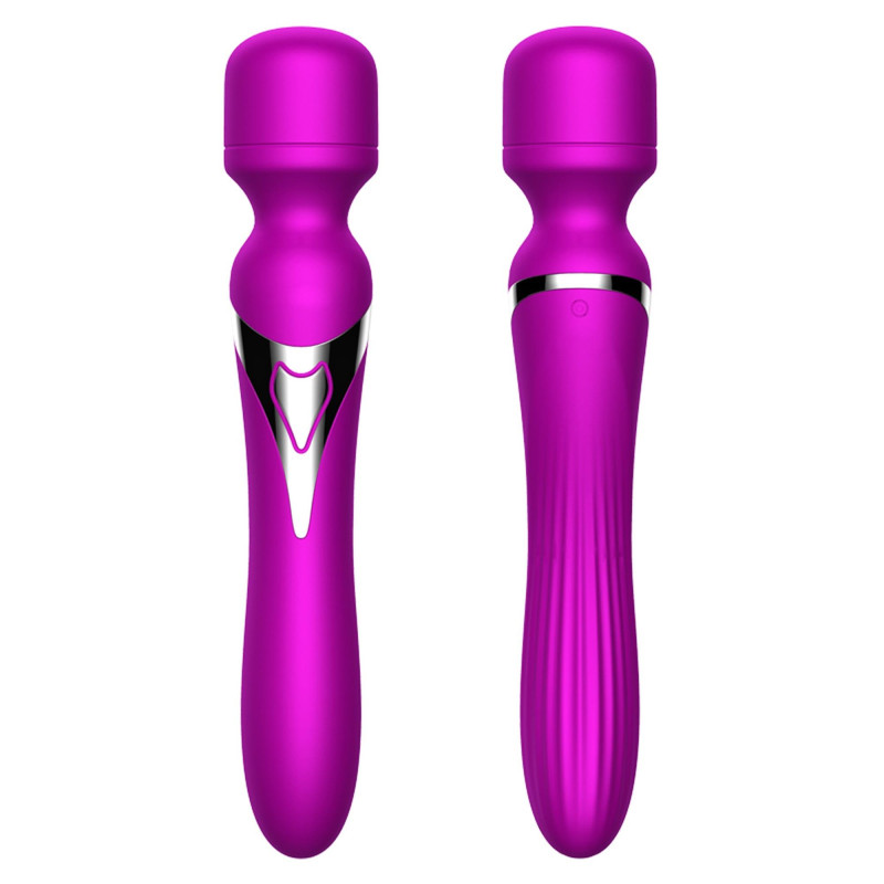 Вибромассажер B - Series Fox Silicone Dual Massager, USB, 7+7 Function, Purple