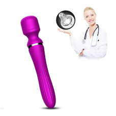 Вибромассажер B - Series Fox Silicone Dual Massager, USB, 7+7 Function, Purple