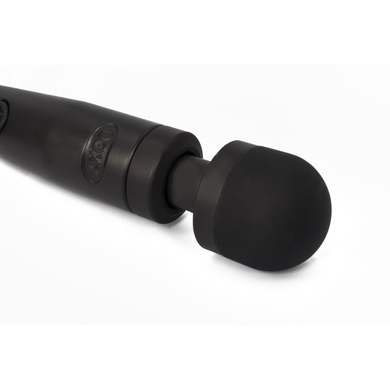 Вибромассажер DOXY Die Cast 3 Matt Black, очень мощный, питание 220В, металлический корпус