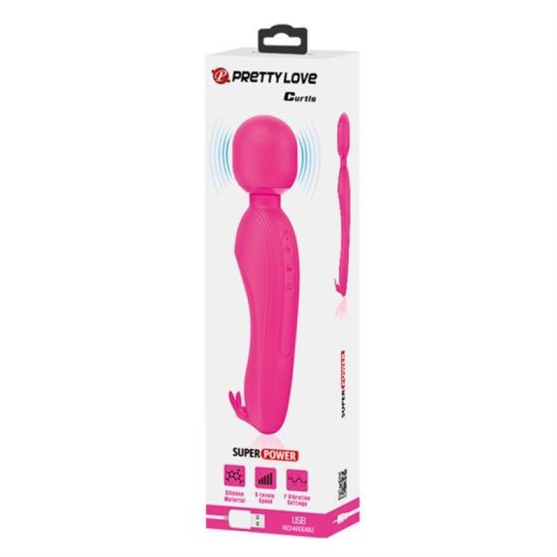 Вибратор Pretty Love Curtis Massager Pink