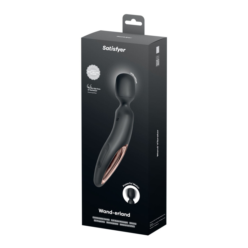 Вибромассажер Satisfyer Wand-erland (Black/Rosegold)