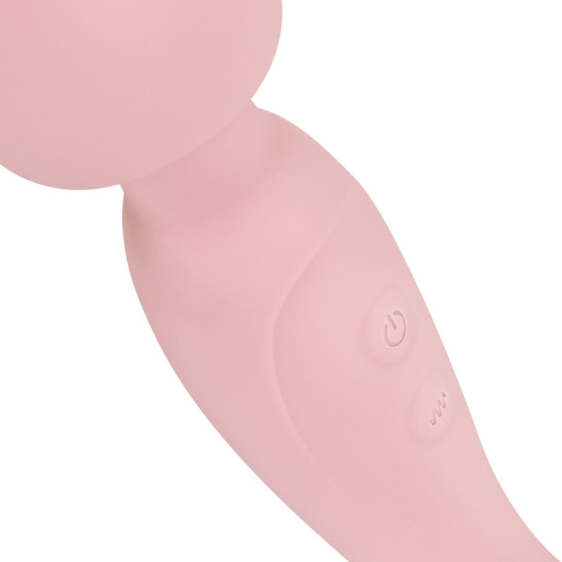 Вібромасажер Good Vibes Only - SIMI Double-Sided Wand Vibrator Soft Silicone - Pink