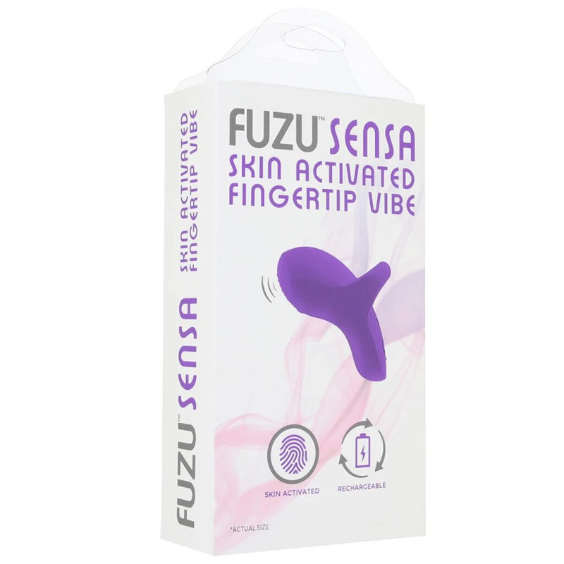 Вибратор на палец FUZU Sensa Skin Activated Fingertip Vibe – Pastel Purple, сенсорное управление, 8 режимов
