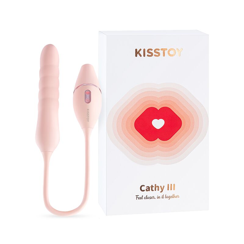 Пульсатор с вакуумным стимулятором KISSTOY Cathy III Pink