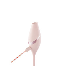 Пульсатор с вакуумным стимулятором KISSTOY Cathy III Pink