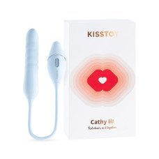 Пульсатор с вакуумным стимулятором KISSTOY Cathy III Light Blue