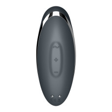 Вибростимулятор-пульсатор Satisfyer Tap & Climax 2 Grey, эффект постукивания пальцем